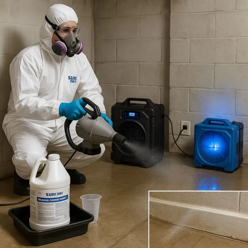 Sanitization and Odor Removal process in Tomahawk, WI